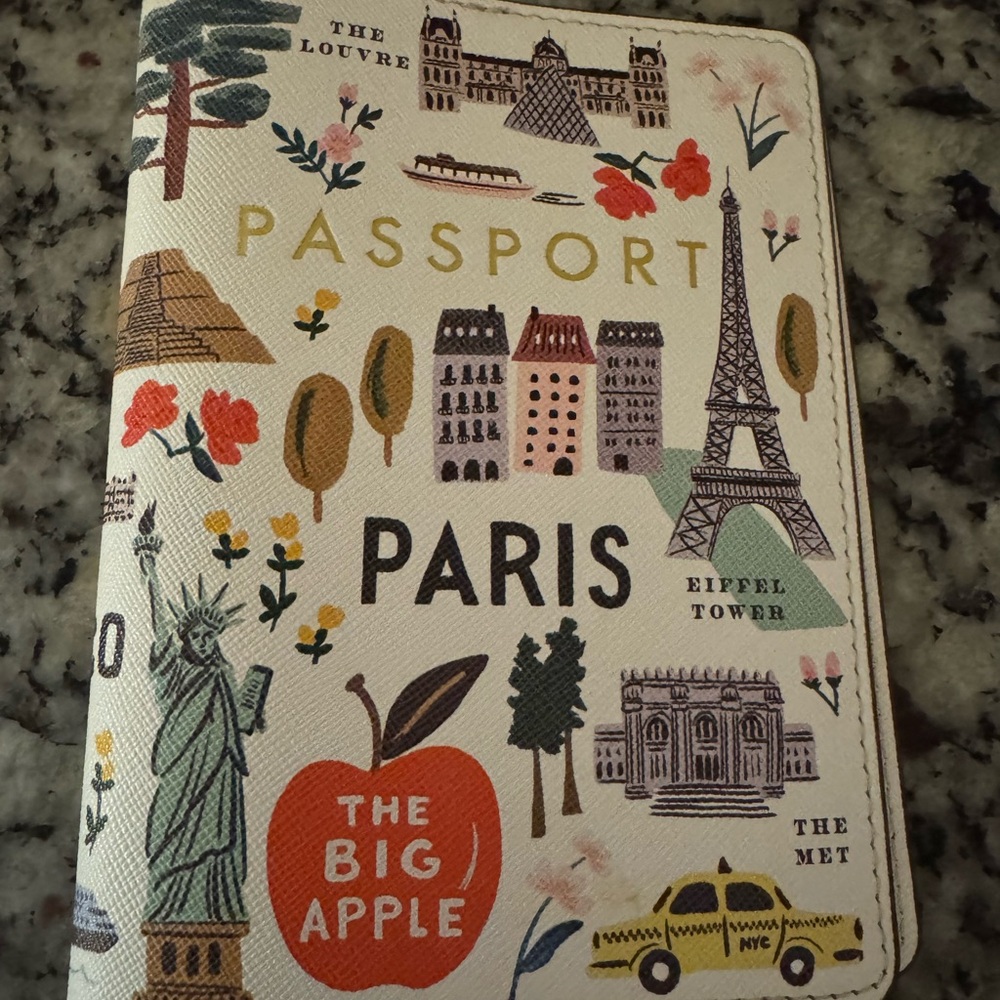 Rifle Paper Co passports holder
